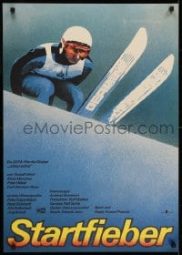 6y314 STARTFIEBER East German 23x32 1986 sports skiing melodrama starring Klaus Manchen!