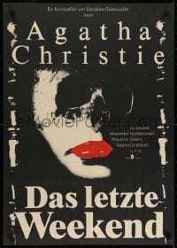 6y316 TEN LITTLE INDIANS East German 23x32 1987 Agatha Christie's And Then There Were None, Otte!