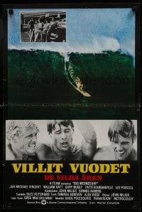 6y217 BIG WEDNESDAY Finnish 1979 John Milius classic surfing movie, surfer on huge wave!