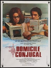 6y345 BED & BOARD French 24x32 1970 Francois Truffaut's Domicile conjugal, Jean-Pierre Leaud