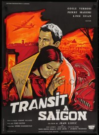 6y369 INCIDENT IN SAIGON French 23x32 1963 Noel art of Odile Versois, Pierre Massimi & Xuan in Vietnam!