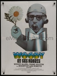 6y392 SLEEPER French 24x32 1974 wacky robot Woody Allen by Bourduge!