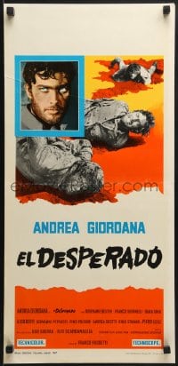 6y870 DIRTY OUTLAWS Italian locandina 1967 Franco Rossetti's El Desperado, spaghetti western!
