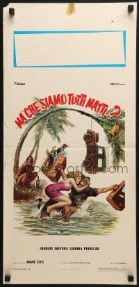 6y894 GODS MUST BE CRAZY Italian locandina 1981 Jamie Uys comedy about African natives, different art!
