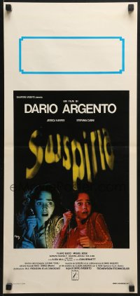 6y972 SUSPIRIA Italian locandina 1977 classic Dario Argento horror, yellow title style, Almoz art!