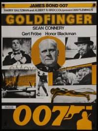 6y029 GOLDFINGER Swiss R1970s cool different image of Sean Connery as James Bond 007!