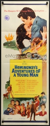 6z006 ADVENTURES OF A YOUNG MAN insert 1962 Ernest Hemingway novel, Paul Newman, Martin Ritt