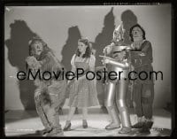 7a053 WIZARD OF OZ 8x10 negative 1939 Judy Garland, Bolger, Lahr & Haley by Clarence Sinclair Bull!
