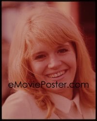 7a166 CAROL WHITE 4x5 transparency 1967 smiling portrait from I'll Never Forget What's'isname!