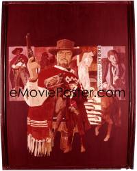 7a103 FOR A FEW DOLLARS MORE 8x10 transparency 1967 art of Clint Eastwood from the one-sheet!!