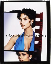 7a112 HALLE BERRY 8x10 transparency 1990s super sexy close up in halter top on film strip!