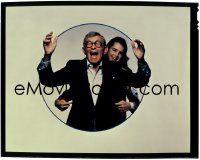7a122 JUST YOU & ME, KID 8x10 transparency 1979 laughing George Burns & young Brooke Shields!