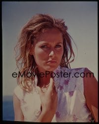 7a179 DR. NO 4x5 transparency 1962 sexy close portrait of Ursula Andress wearing Chinese outfit!