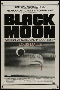 7b120 BLACK MOON 1sh 1975 Louis Malle, Therese Giehse, cool surreal artwork!