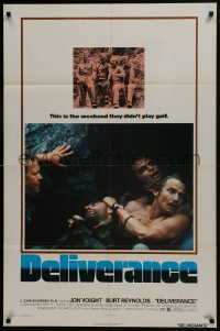 7b228 DELIVERANCE 1sh 1972 Jon Voight, Burt Reynolds, Ned Beatty, John Boorman classic!