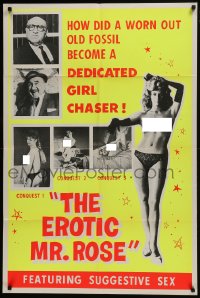 7b279 EROTIC MR. ROSE 1sh 1964 how did a worn out old fossil become a dedicated girl chaser!