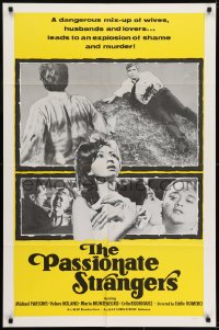 7b659 PASSIONATE STRANGERS 1sh 1966 a dangerous mix-up of wives, husbands & lovers!