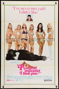 7b690 PUSSYCAT PUSSYCAT I LOVE YOU 1sh 1970 sexy half-naked girls with Ian McShane & gorilla!
