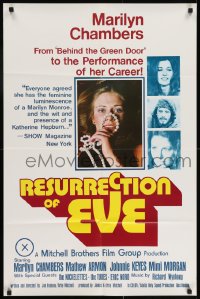 7b707 RESURRECTION OF EVE 24x36 1sh 1973 Mitchell Bros, sexy Marilyn Chambers w/pearls!