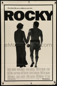 7b719 ROCKY style A 1sh 1976 boxer Sylvester Stallone, John G. Avildsen boxing classic!