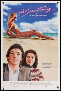 7b820 SURE THING 1sh 1985 John Cusack, Daphne Zuniga, Nicolette Sheridan in bikini!