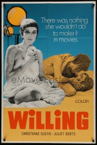 7b961 WILLING 1sh 1971 Francis Leroi's Cine-girl, great images of of Monique Barbillat!