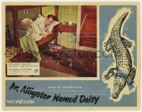7c286 ALLIGATOR NAMED DAISY English LC 1955 Donald Sinden wakes up to find the gator on his floor!