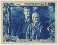 7c272 ADVENTURES OF FRANK MERRIWELL chapter 5 LC 1936 Don Briggs & Jean Rogers, cool border art!
