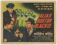 7c007 ALIAS BOSTON BLACKIE TC 1942 Chester Morris is driving detectives wacky by solving a murder!
