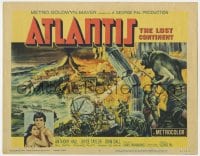 7c017 ATLANTIS THE LOST CONTINENT TC 1961 George Pal sci-fi, cool fantasy art by Joseph Smith!