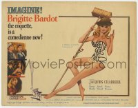 7c018 BABETTE GOES TO WAR TC 1960 super sexy soldier Brigitte Bardot, Babette s'en va-t-en guerre