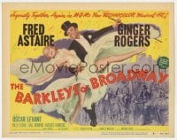 7c024 BARKLEYS OF BROADWAY TC 1949 best art of Fred Astaire & Ginger Rogers dancing in New York!