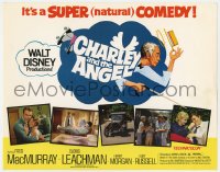 7c045 CHARLEY & THE ANGEL TC 1973 Disney, Fred MacMurray, Cloris Leachman, art of Harry Morgan!
