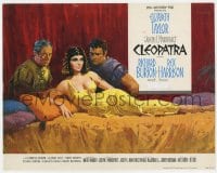 7c050 CLEOPATRA roadshow TC 1963 Terpning art of Elizabeth Taylor, Richard Burton & Rex Harrison!
