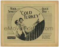 7c051 COLD TURKEY TC 1925 Alice Day, Mack Sennett, partially written by Frank Capra, rare!