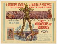 7c052 COLOSSUS OF RHODES TC 1961 Sergio Leone's Il colosso di Rodi, mythological Greek giant!