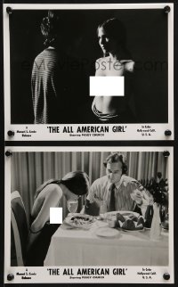 7d919 ALL AMERICAN GIRL 2 8x10 stills 1972 Peggy Church, Alan Burton, sexy images!