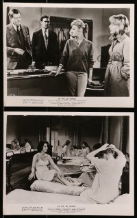7d975 SO EVIL, SO YOUNG 2 8x10 stills 1961 caged bad girls alone in a girls' reformatory!