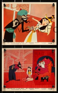 7d159 1001 ARABIAN NIGHTS 7 color 8x10 stills 1959 Jim Backus as voice of The Nearsighted Mr. Magoo!