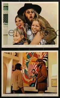 7d161 ALEX IN WONDERLAND 7 color 8x10 stills 1971 wild images of Donald Sutherland, Jeanne Moreau!