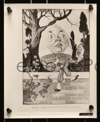 7d622 ALICE IN WONDERLAND 6 8x10 stills 1933 art from various different sources studied for movie!