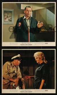 7d003 ASSAULT ON A QUEEN 12 color 8x10 stills 1966 great images of Frank Sinatra & sexy Virna Lisi!