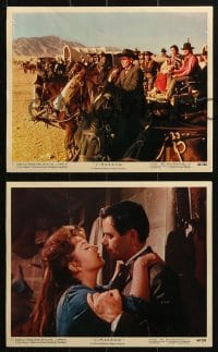 7d190 CIMARRON 6 color 8x10 stills 1960 directed by Anthony Mann, Glenn Ford, Maria Schell!