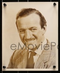 7d817 DAVID NIVEN 3 8x10 stills 1950s all great close-up smiling portraits of the English actor!