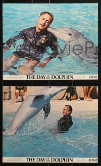 7d169 DAY OF THE DOLPHIN 7 8x10 mini LCs 1973 George C. Scott, Trish Van Devere, Mike Nichols