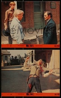7d254 DEATH OF A GUNFIGHTER 3 8x10 mini LCs 1969 Richard Widmark, Harry Carey Jr., Don Siegel!