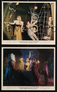 7d171 FIRST MEN IN THE MOON 7 color 8x10 stills 1964 Ray Harryhausen special effects, H.G. Wells!