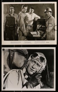7d824 FLYING LEATHERNECKS 3 8x10 stills 1951 air-devils John Wayne & Robert Ryan, Howard Hughes!