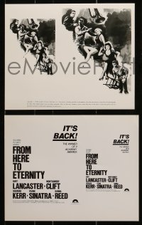7d744 FROM HERE TO ETERNITY 4 from 8.25x10 to 8.25x10.25 stills R1978 Lancaster, Sinatra, Reed!