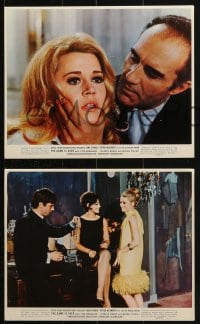 7d231 GAME IS OVER 4 color 8x10 stills 1967 Roger Vadim's La Curee, Jane Fonda, Peter McEnery!
